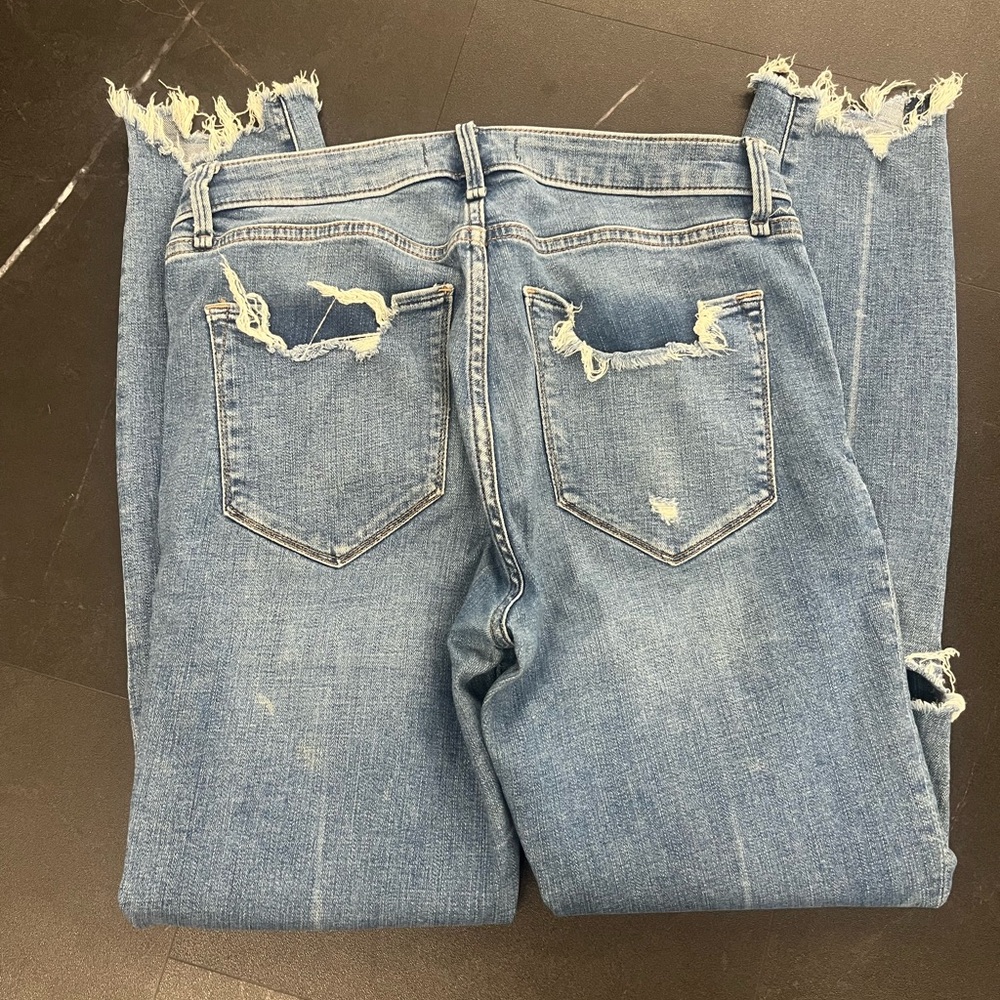 Womens Abercrombie & Fitch Distressed Jeans - 28